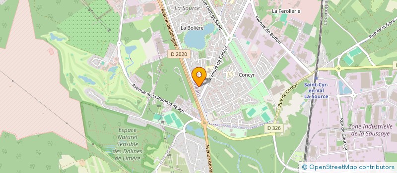 localisation de l'entreprise VEESIX  ORLEANS