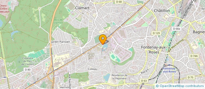 localisation de l'entreprise VEEUP à CLAMART