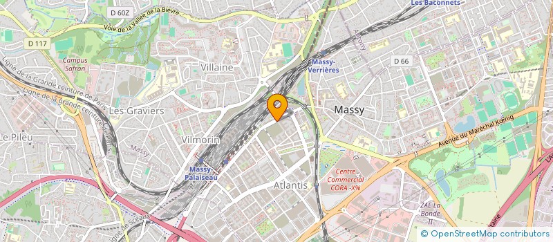 localisation de l'entreprise VEFA CUISINES à MASSY