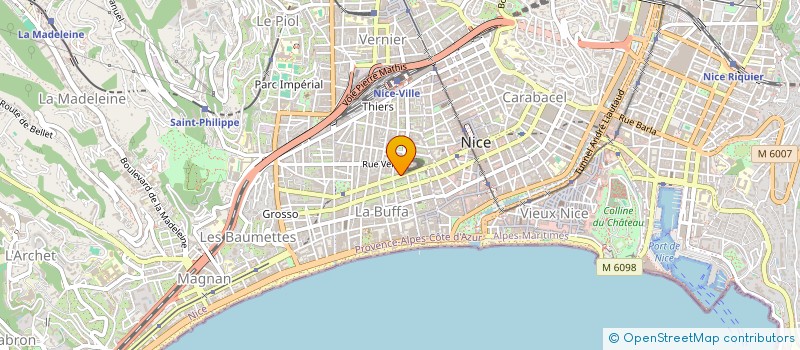 localisation de l'entreprise VEFA IMMOBILIER à NICE