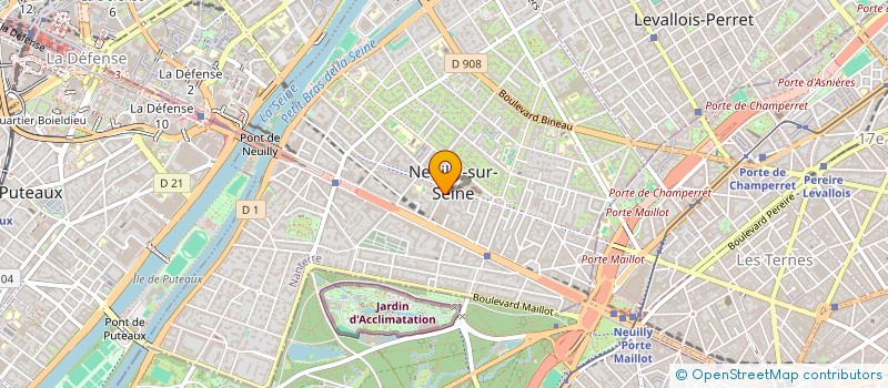 localisation de l'entreprise VEFACOM à NEUILLY-SUR-SEINE