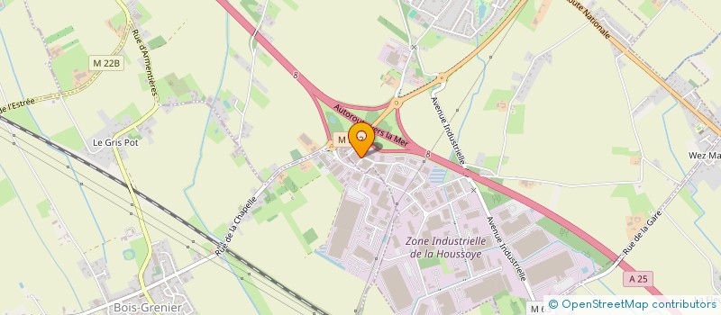 localisation de l'entreprise VEFIBEL  LA CHAPELLE-D'ARMENTIERES