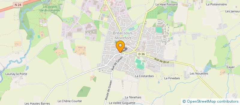 localisation de l'entreprise VEFLOCO  BREAL-SOUS-MONTFORT