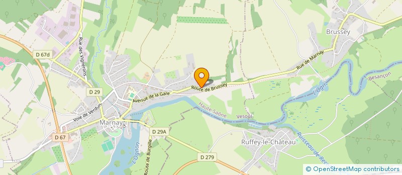 localisation de l'entreprise VEFOND PERE ET FILS  MARNAY