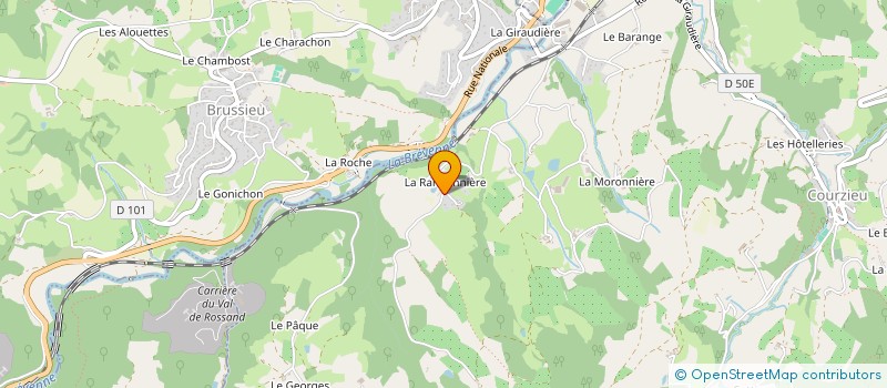 localisation de l'entreprise VEFREKA  COURZIEU