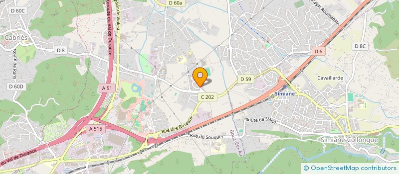 localisation de l'entreprise VEG FAMILY  BOUC-BEL-AIR