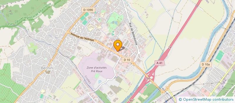 localisation de l'entreprise VEGA  CROLLES