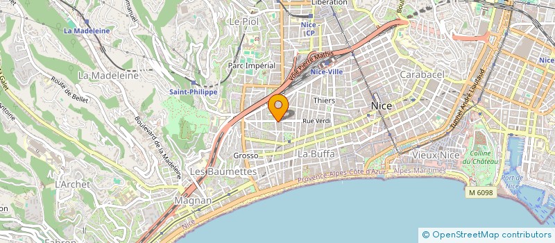 localisation de l'entreprise VEGA à NICE