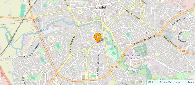 localisation de l'entreprise VEGA à CHOLET