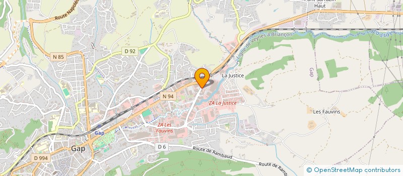 localisation de l'entreprise VEGA  GAP