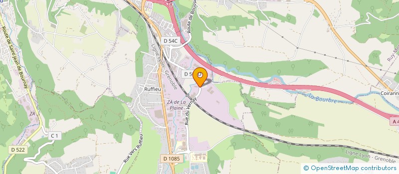 localisation de l'entreprise VEGA  NIVOLAS-VERMELLE