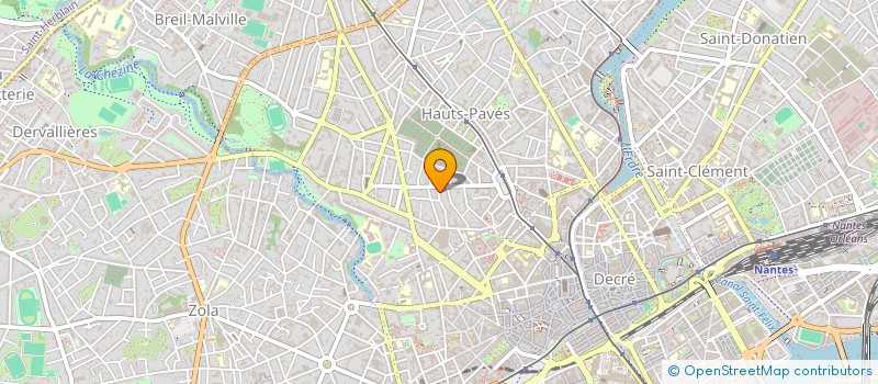 localisation de l'entreprise VEGA à NANTES
