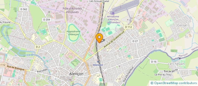 localisation de l'entreprise VEGA à ALENCON