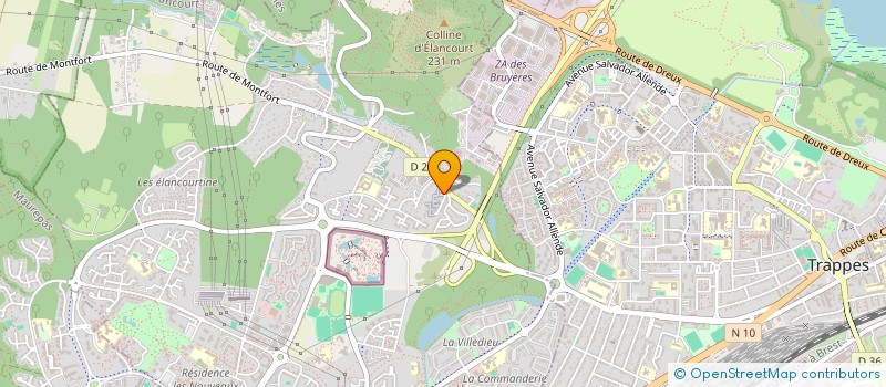 localisation de l'entreprise VEGA  ELANCOURT