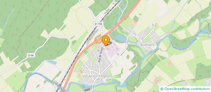 localisation de l'entreprise VEGA  VORAY-SUR-L'OGNON