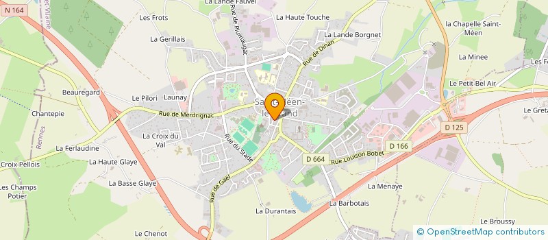 localisation de l'entreprise VEGA  SAINT-MEEN-LE-GRAND