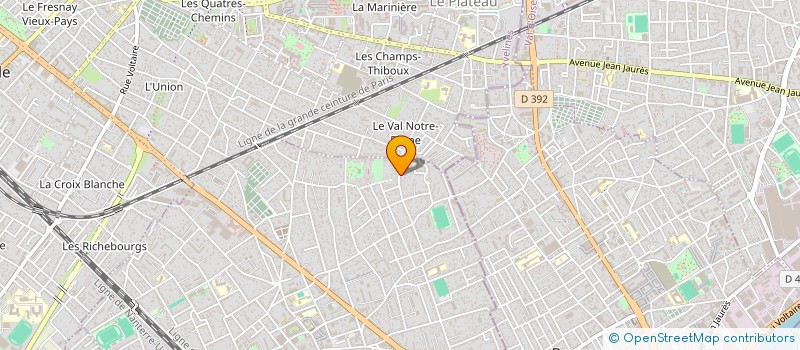 localisation de l'entreprise VEGA  HOUILLES