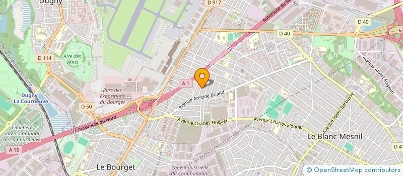 localisation de l'entreprise VEGA  LE BLANC-MESNIL