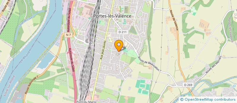 localisation de l'entreprise VEGA  PORTES-LES-VALENCE