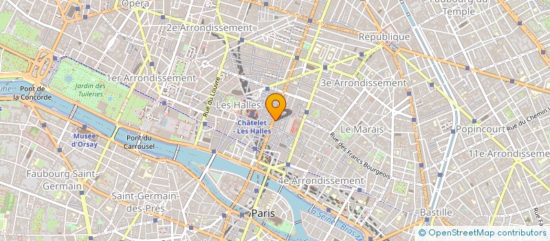 localisation de l'entreprise VEGA DE LA LYRE  PARIS