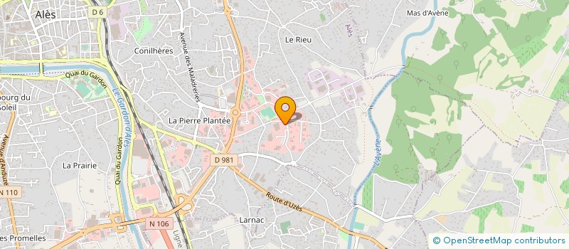 localisation de l'entreprise VEGA FRANCE SA à ALES