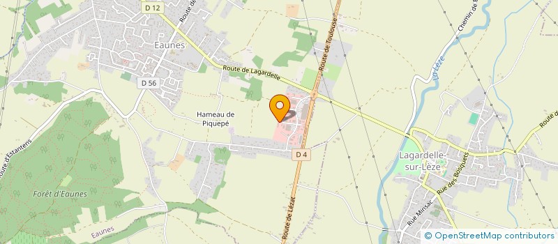 localisation de l'entreprise VEGA GINOUVES SERVICES  EAUNES