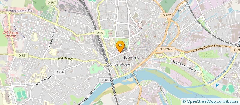 localisation de l'entreprise VEGA PHARMA à NEVERS