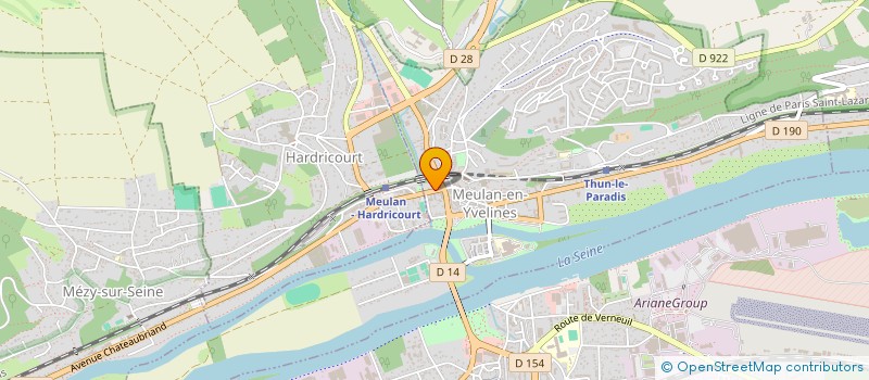 localisation de l'entreprise VEGA PROPRETE  MEULAN-EN-YVELINES