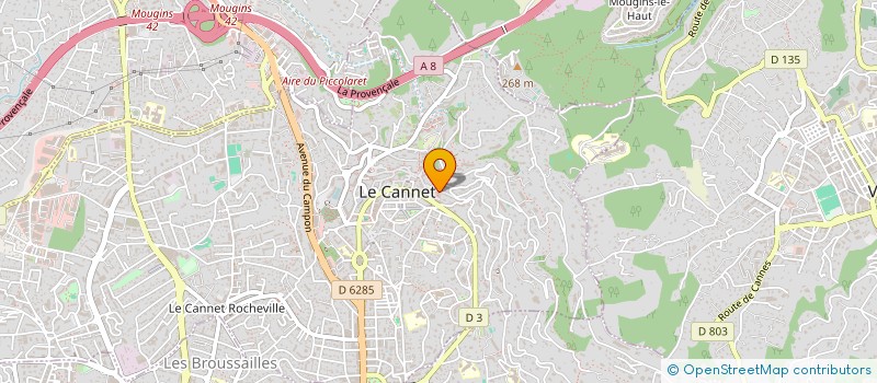 localisation de l'entreprise VEGA STORES  LE CANNET