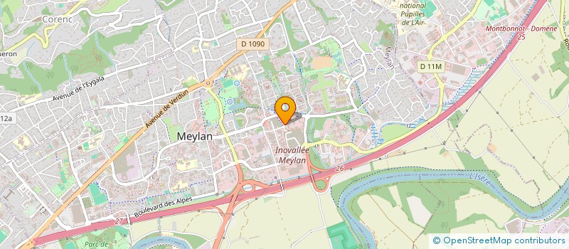 localisation de l'entreprise VEGA SYSTEM à MEYLAN