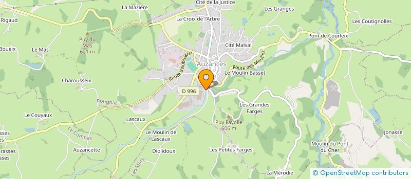 localisation de l'entreprise VEGA TECHNOLOGIES à AUZANCES