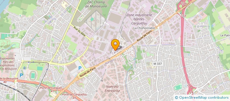 localisation de l'entreprise VEGA TECHNOLOGIES à CARQUEFOU