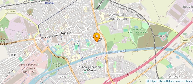 localisation de l'entreprise VEGACY ESPORTS  DENAIN