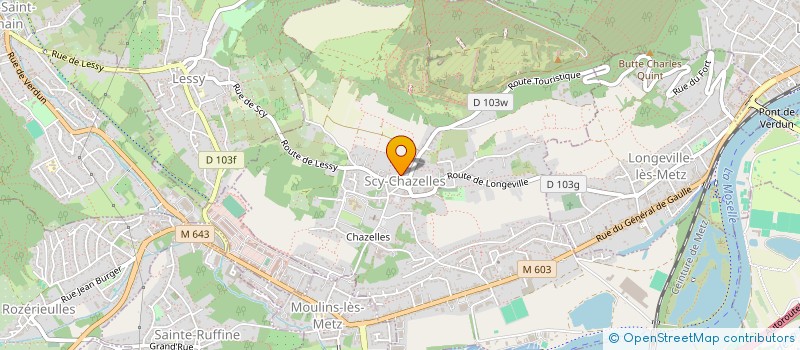 localisation de l'entreprise VEGAFLEX à SCY-CHAZELLES