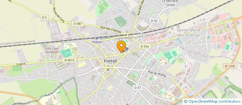 localisation de l'entreprise VEGALIS NORMANDIE à YVETOT