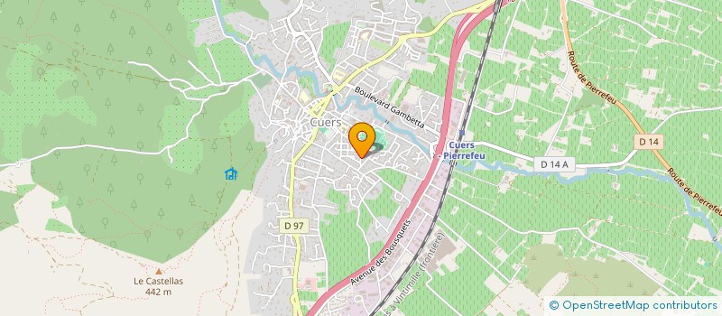 localisation de l'entreprise VEGALISA à CUERS