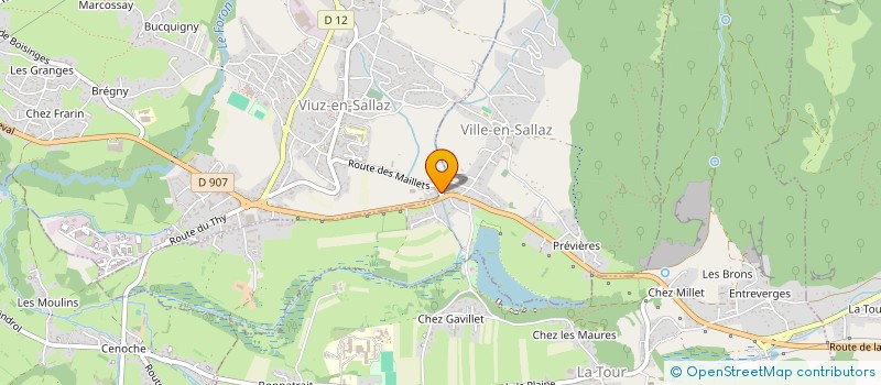 localisation de l'entreprise VEGANEEGF à VILLE-EN-SALLAZ