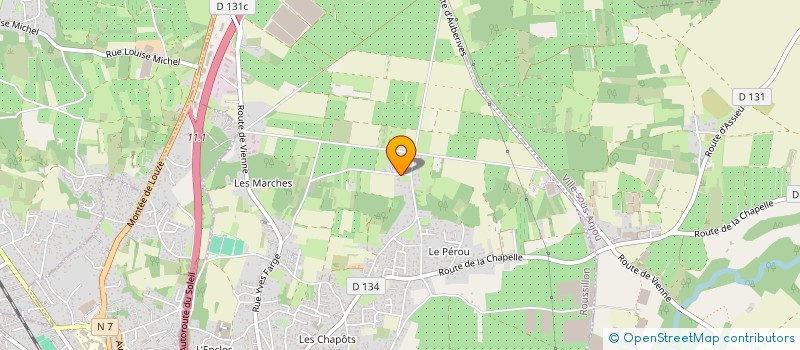 localisation de l'entreprise VEGANSA  ROUSSILLON