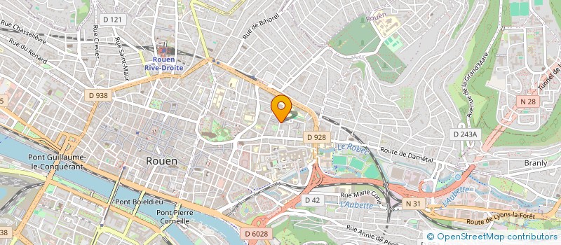 localisation de l'entreprise VEGAS 45 à ROUEN