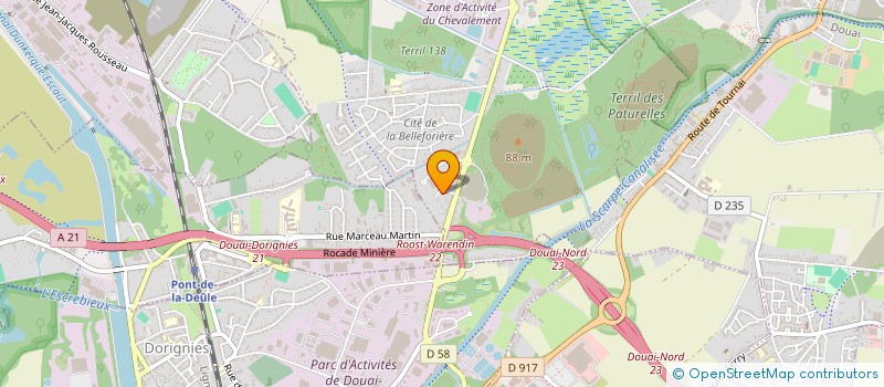 localisation de l'entreprise VEGAS  ROOST WARENDIN