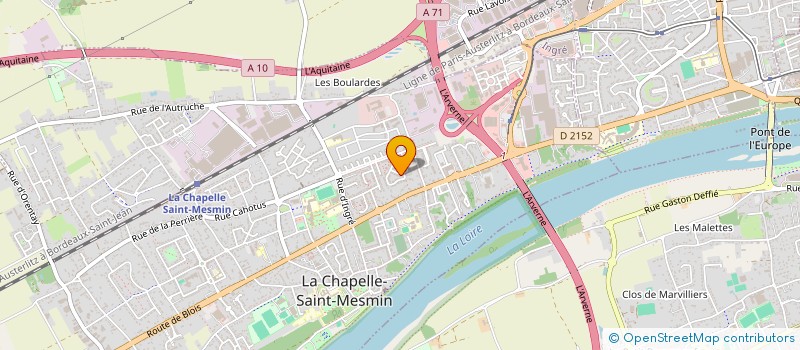 localisation de l'entreprise VEGAS à LA CHAPELLE-SAINT-MESMIN