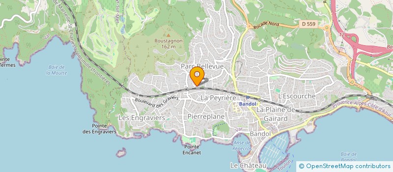 localisation de l'entreprise VEGAS  BANDOL