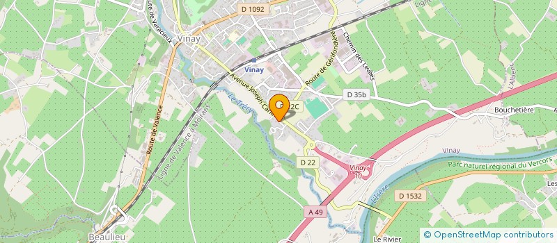 localisation de l'entreprise VEGAS AND CO  VINAY