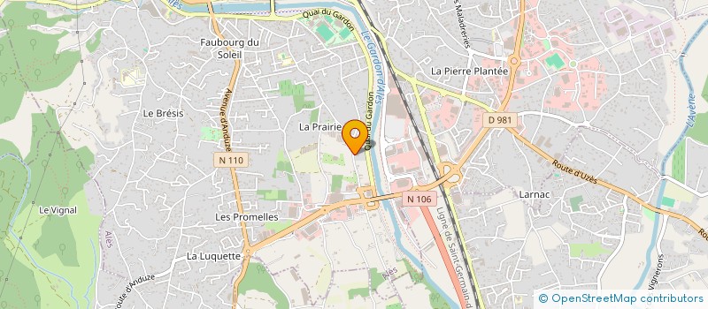 localisation de l'entreprise VEGAS LOTO  ALES