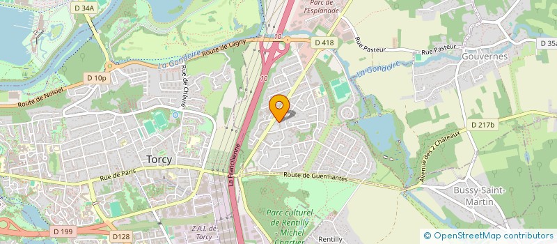 localisation de l'entreprise VEGAS PIZZA  SAINT-THIBAULT-DES-VIGNES