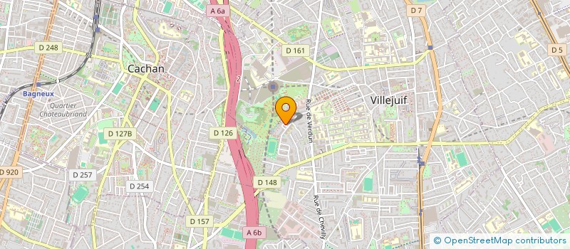 localisation de l'entreprise VEGATEC à VILLEJUIF