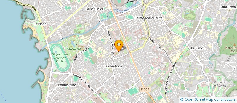 localisation de l'entreprise VEGATECH à MARSEILLE
