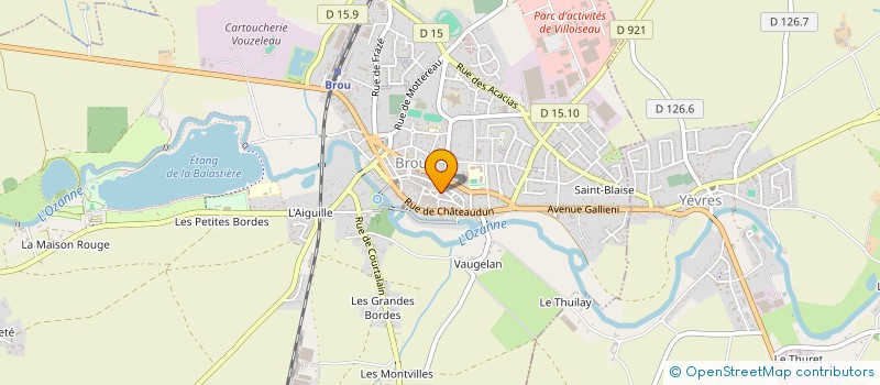 localisation de l'entreprise VEGE MARCHE à BROU