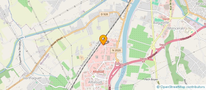 localisation de l'entreprise VEGEA  MONTAUBAN