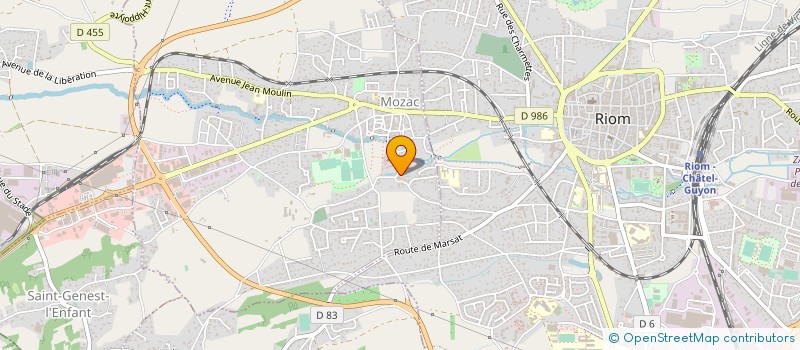 localisation de l'entreprise VEGEDOME  MOZAC